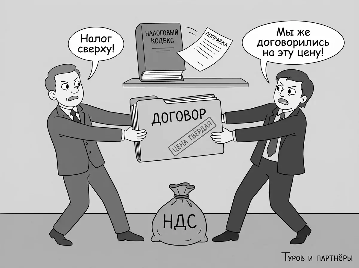 НДС по длящимся договорам: продавец и покупатель спорят, внутри цены договора налог или сверх неё