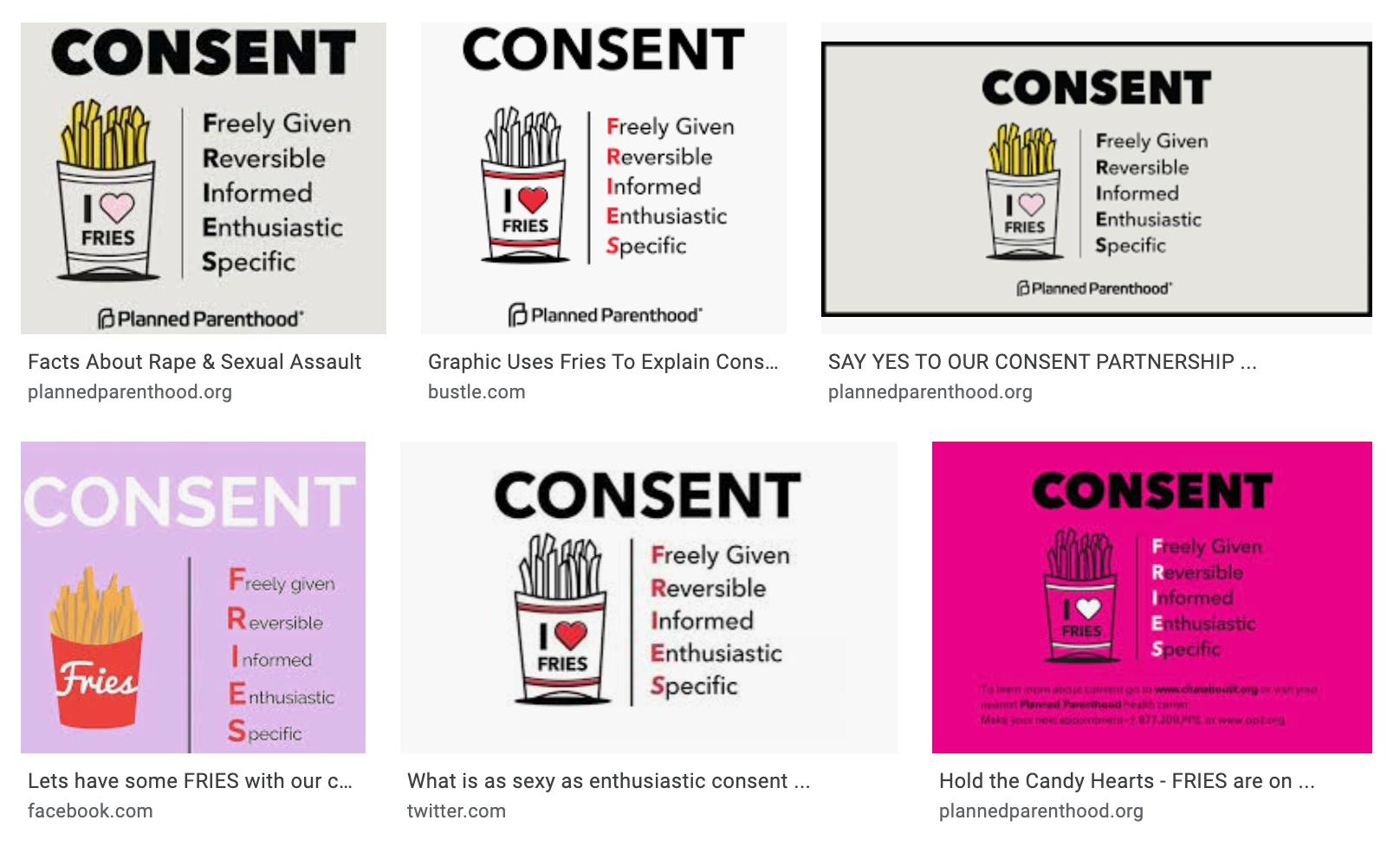 Consent Fries