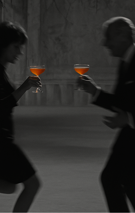 Brand strategy and branding for GRUPPO 63 — a cocktail bar in Almaty inspired by Italian neo-avant-garde and Fellini’s 8½.