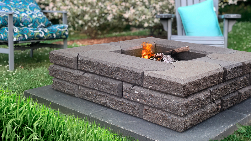 Очаг для костра 80Х80 см