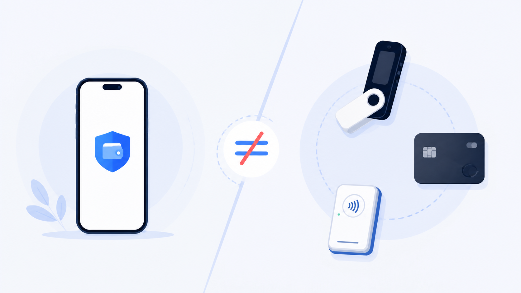 Trust Wallet vs Ledger, Trezor, Safepal