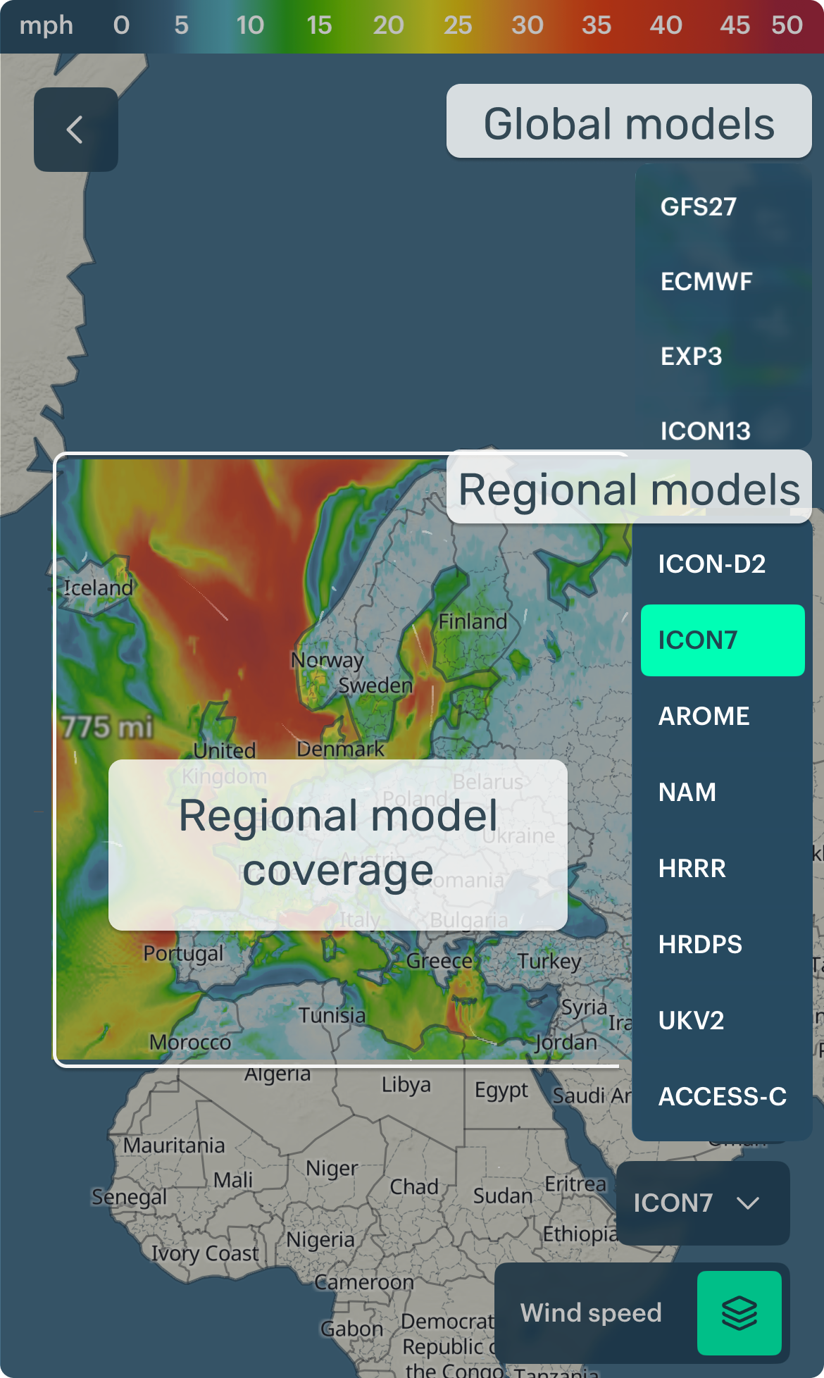 Regional models