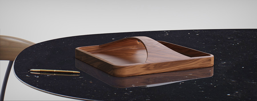 Wooden tray