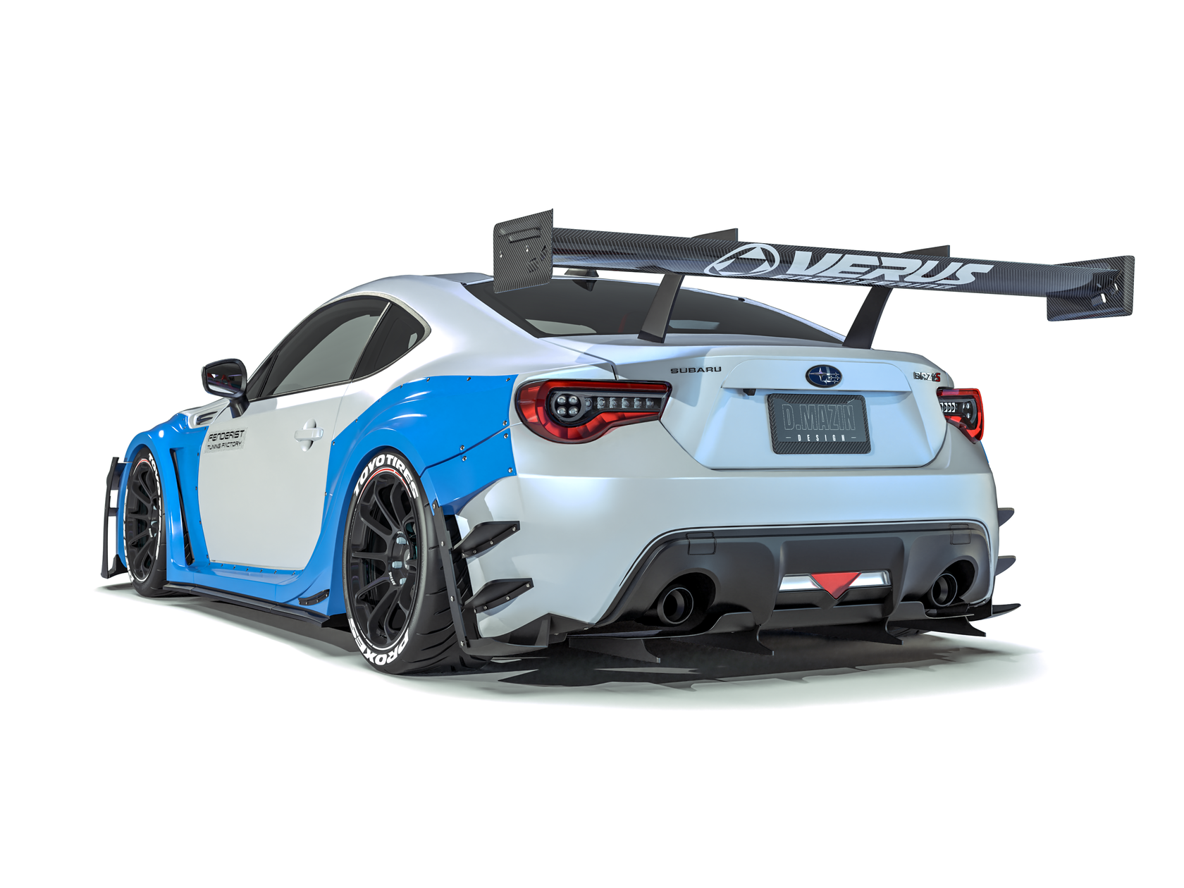 Full Fenderist Spec R Kit Wide Body Kit Subaru Brz