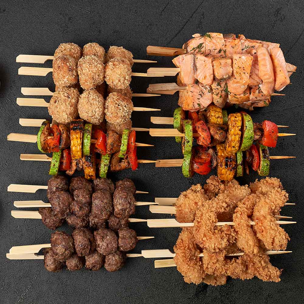 Доставка гриль закусок на шпажках и мини шашлычков. Сет Гриль закуски ...