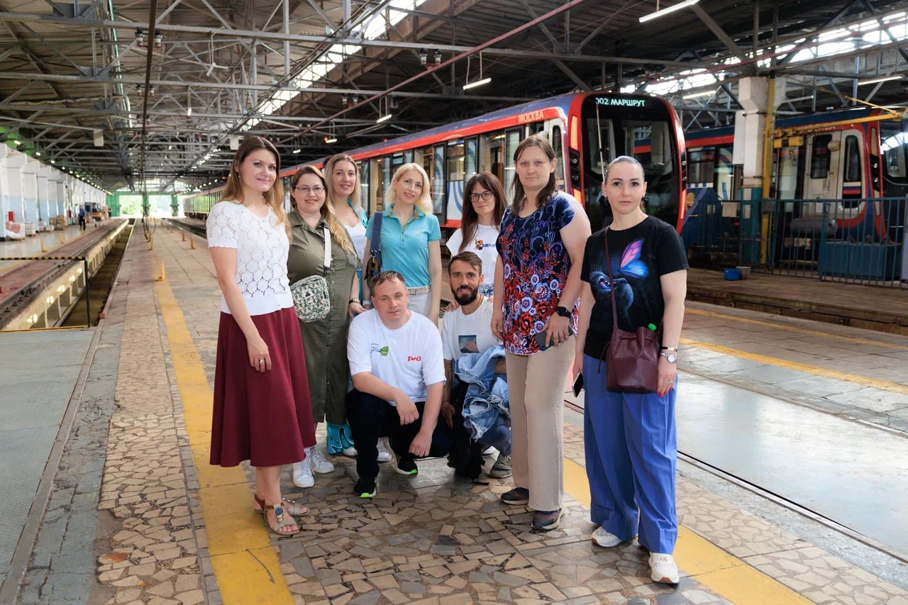 экскурсии, сообщество лица, молодежный совет, метрополитен, метро, электродепо, депо, вагон, ремонт, цех, молодежь