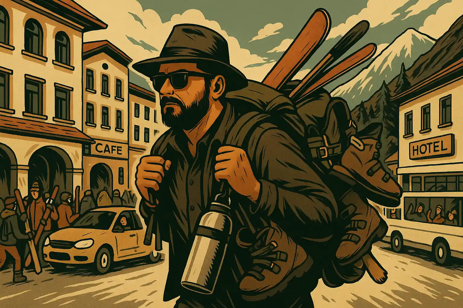 Тащим снарягу пешком — антиграбли