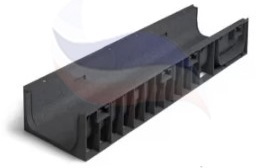 Пластиковый водоотводный лоток DN200 H100