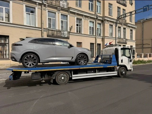 Эвакуатор для кроссовера с высоким клиренсом
