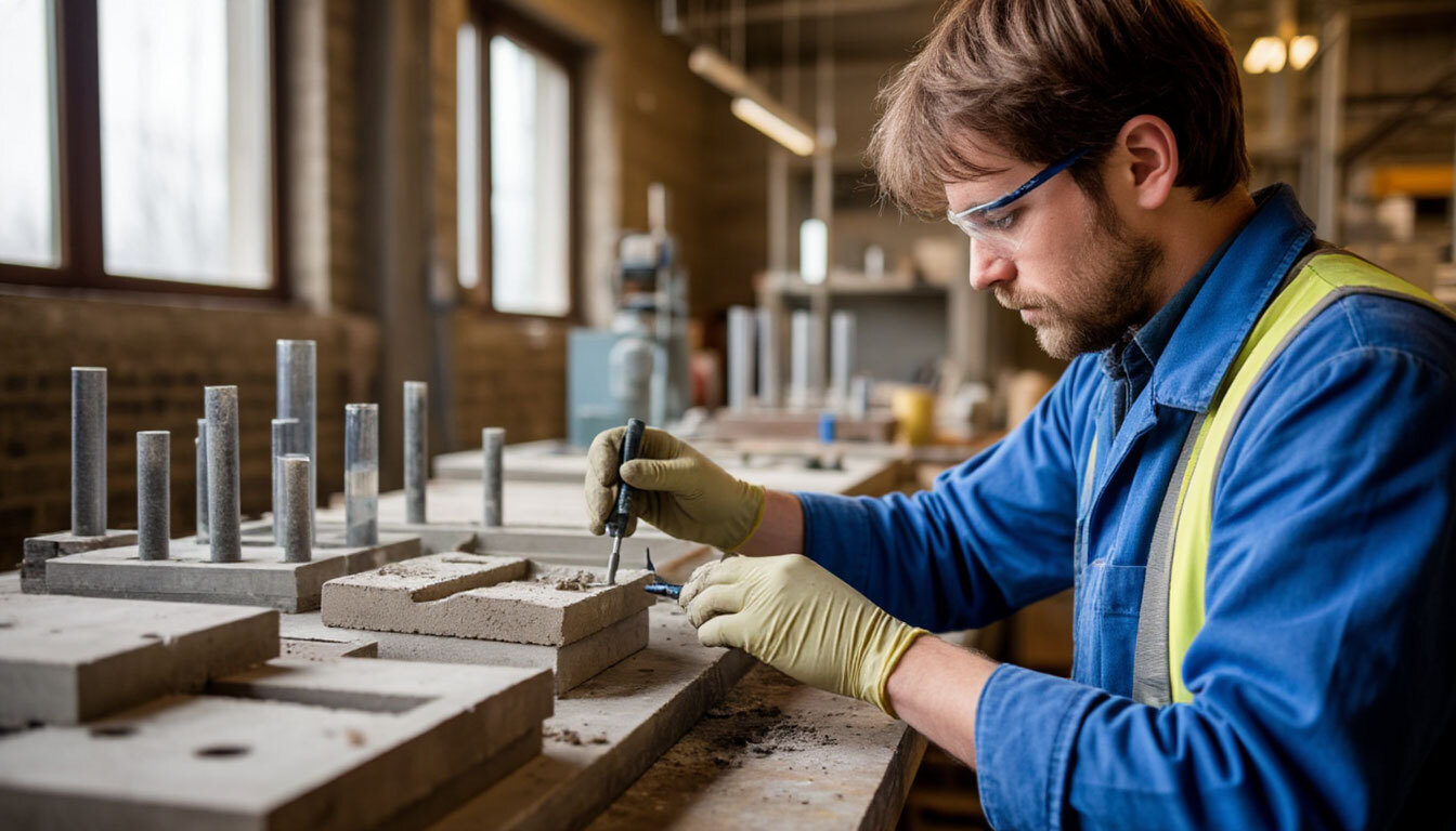 Лабораторные испытания строительных материалов