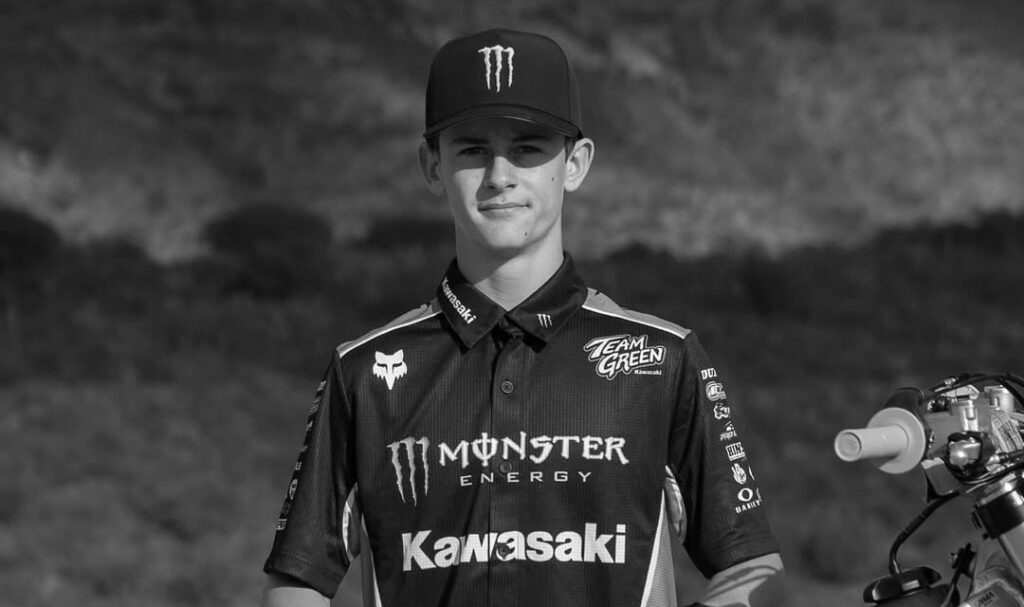 Эйдан Зинг погиб в субботу на гонке Mammoth MX