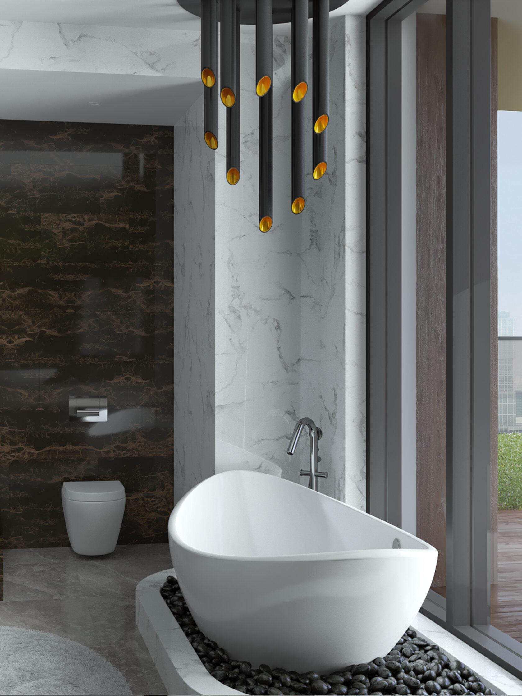 Респектабельный дизайн интерьера пентхауса. г. Москва | 41Group