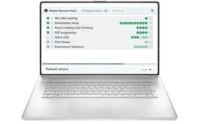 Панель оператора HardPy в браузере