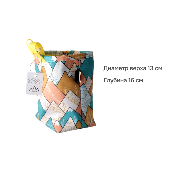 Сумка для скалолаза с рисунком горы