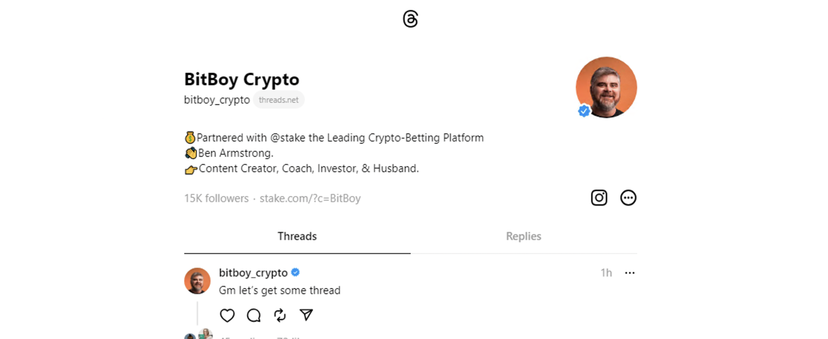 BitBoy Crypto profile