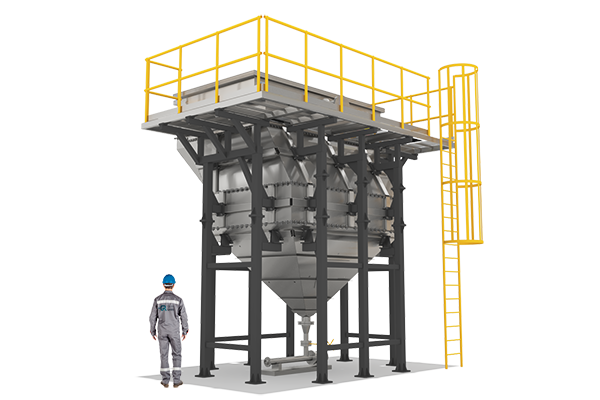 Пластинчатый седиментационный осветлитель