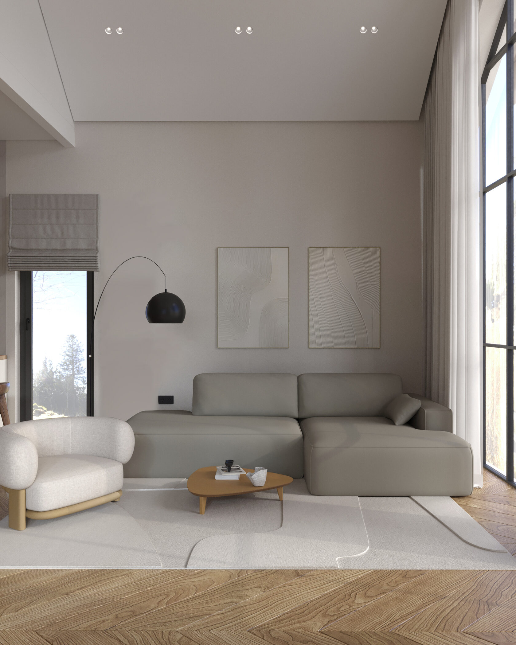 коридор в однокомнатной квартире 