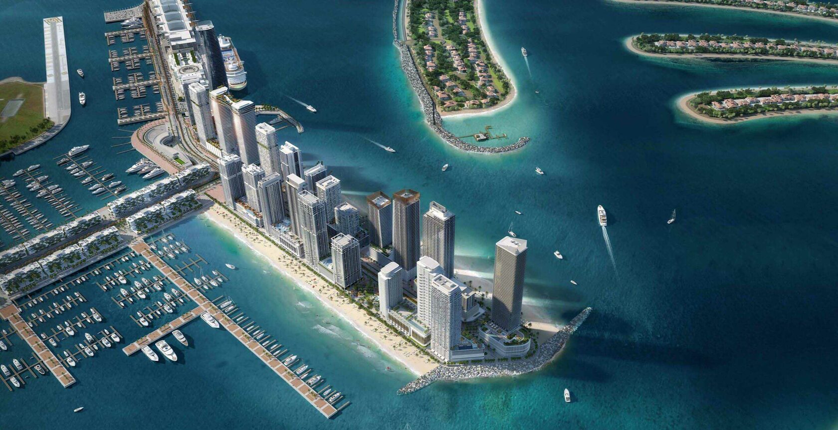 Адрес дубай. Строительство в Дубае. Beachgate by address на Emaar Beachfront. Emaar в Америке.