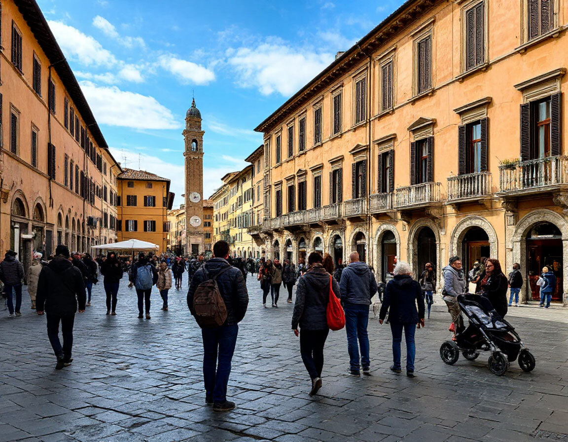 Италия. Город