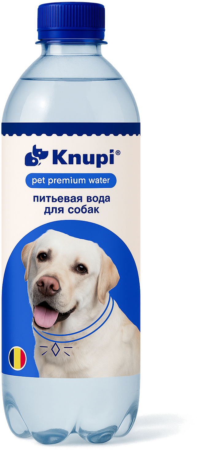 Питьевая вода для собак Knupi 0,5 л