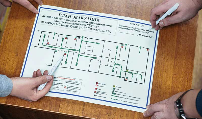 Разработка планов эвакуации в москве