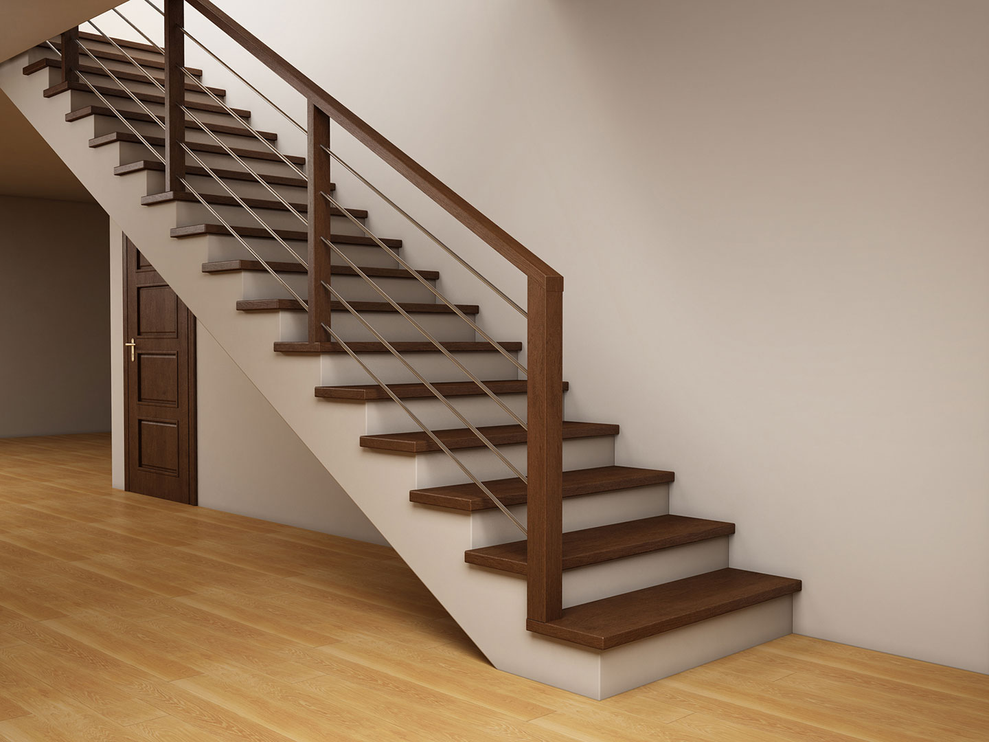 как оформить бетонную лестницу в частном доме