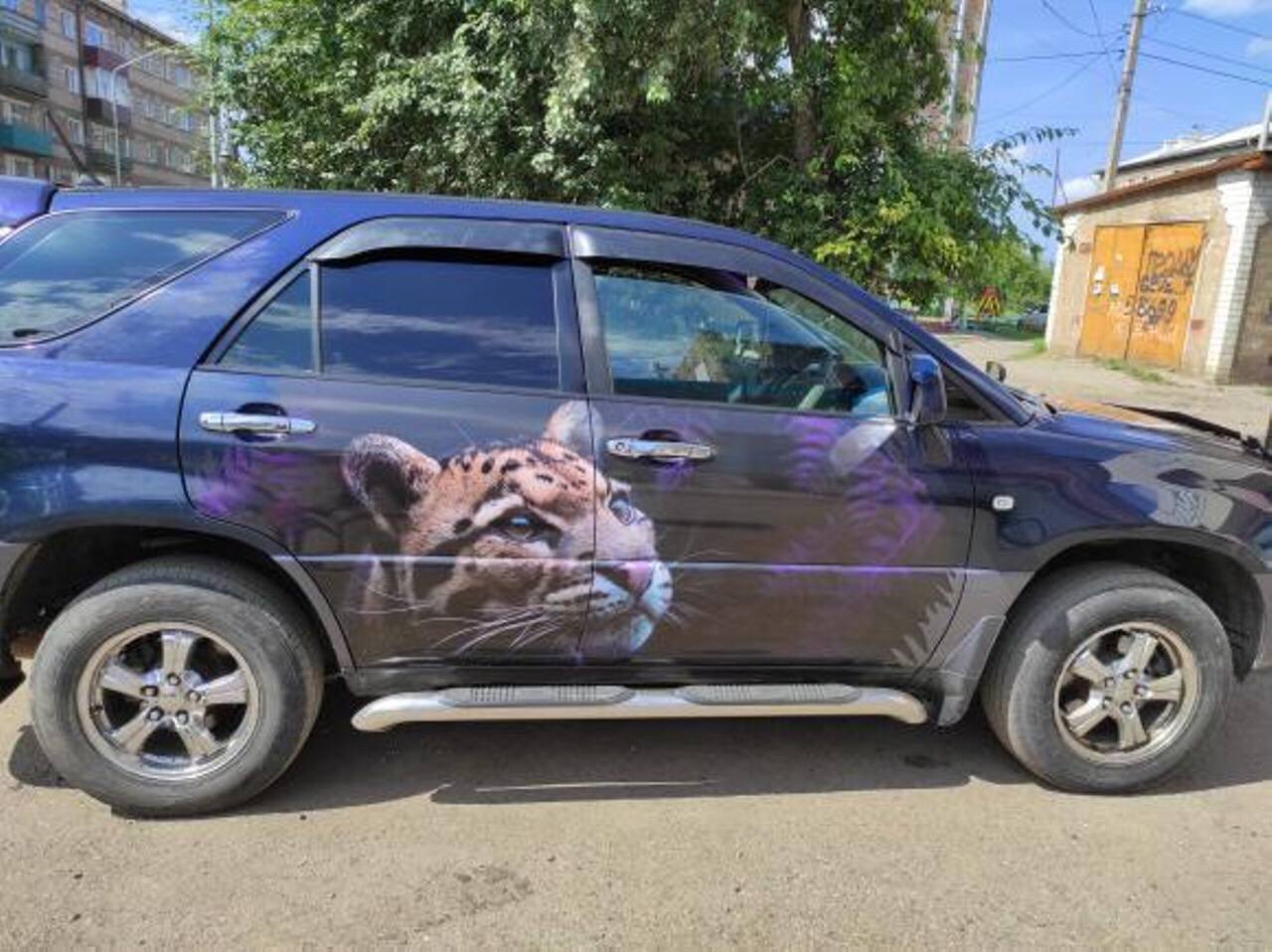 Наклейки на боковые двери автомобиля с любым дизайном на заказ