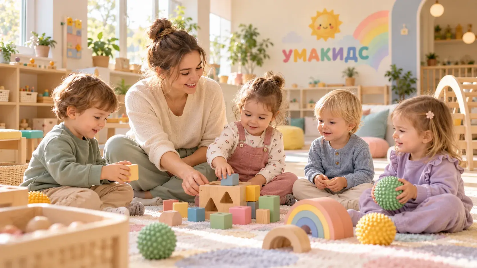 Бережная адаптация ребёнка к детскому саду в УмаКидс