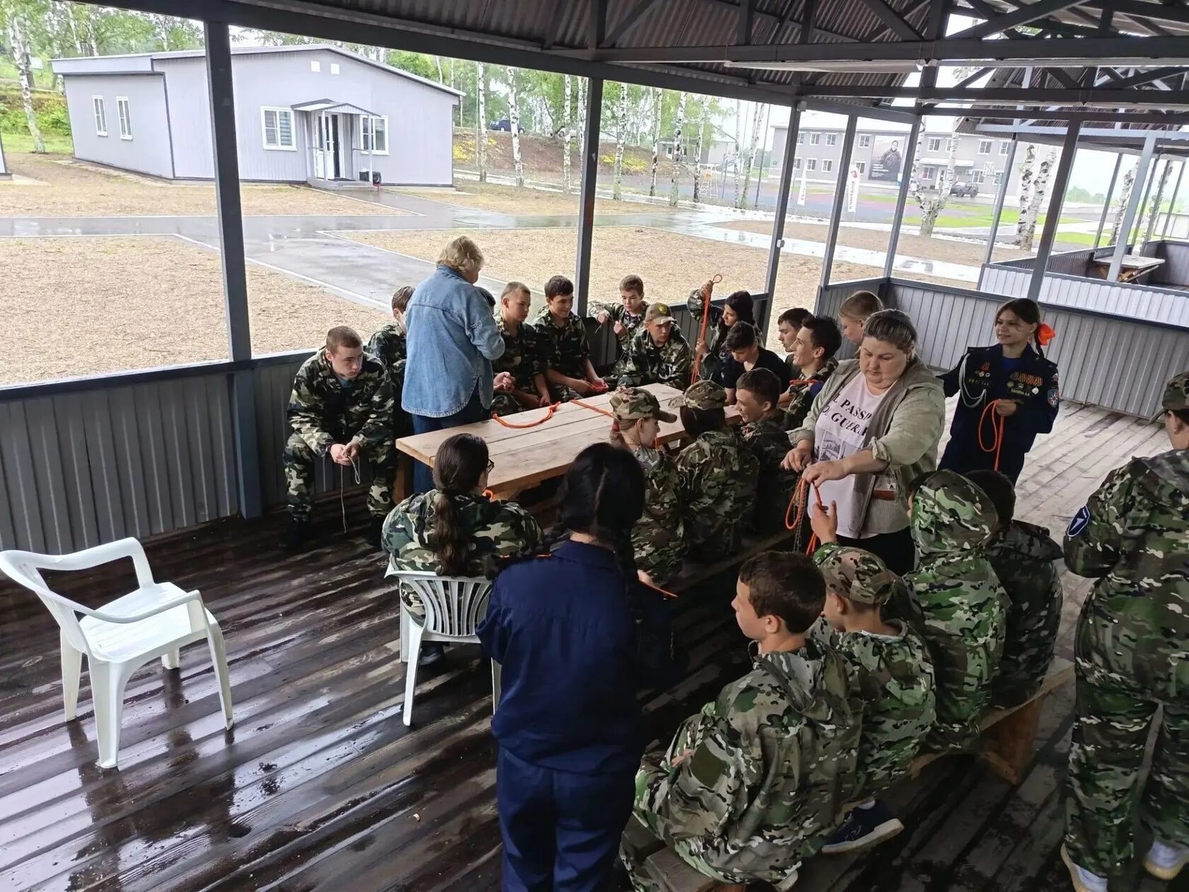 занятия на военно-инструктивных сборах ЕАО