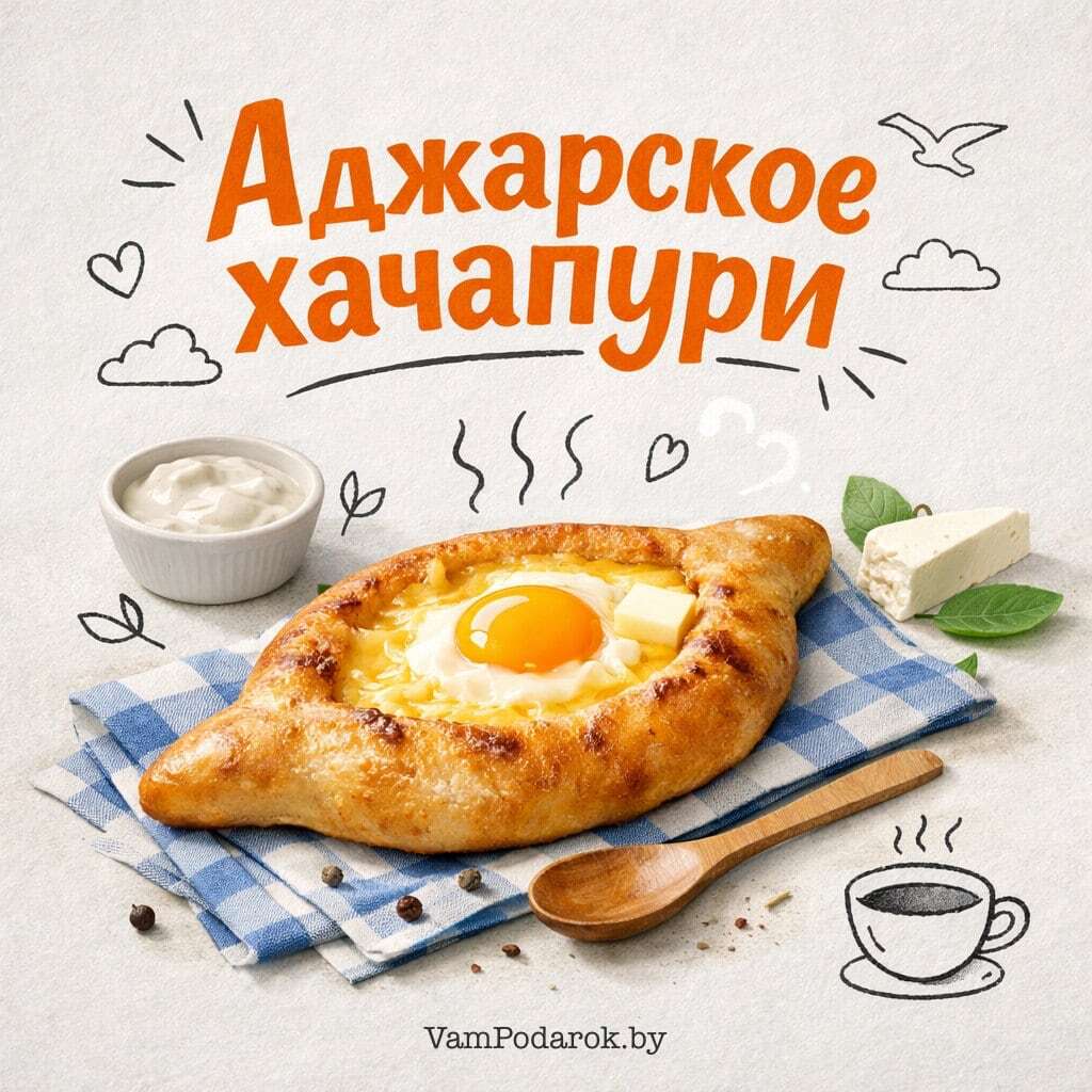 Хачапури по-аджарски (аджарское хачапури)