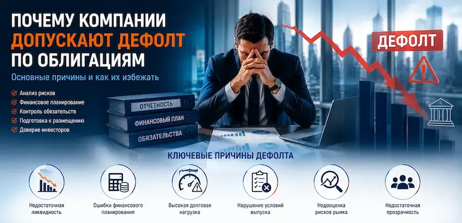 Причины дефолта по облигациям