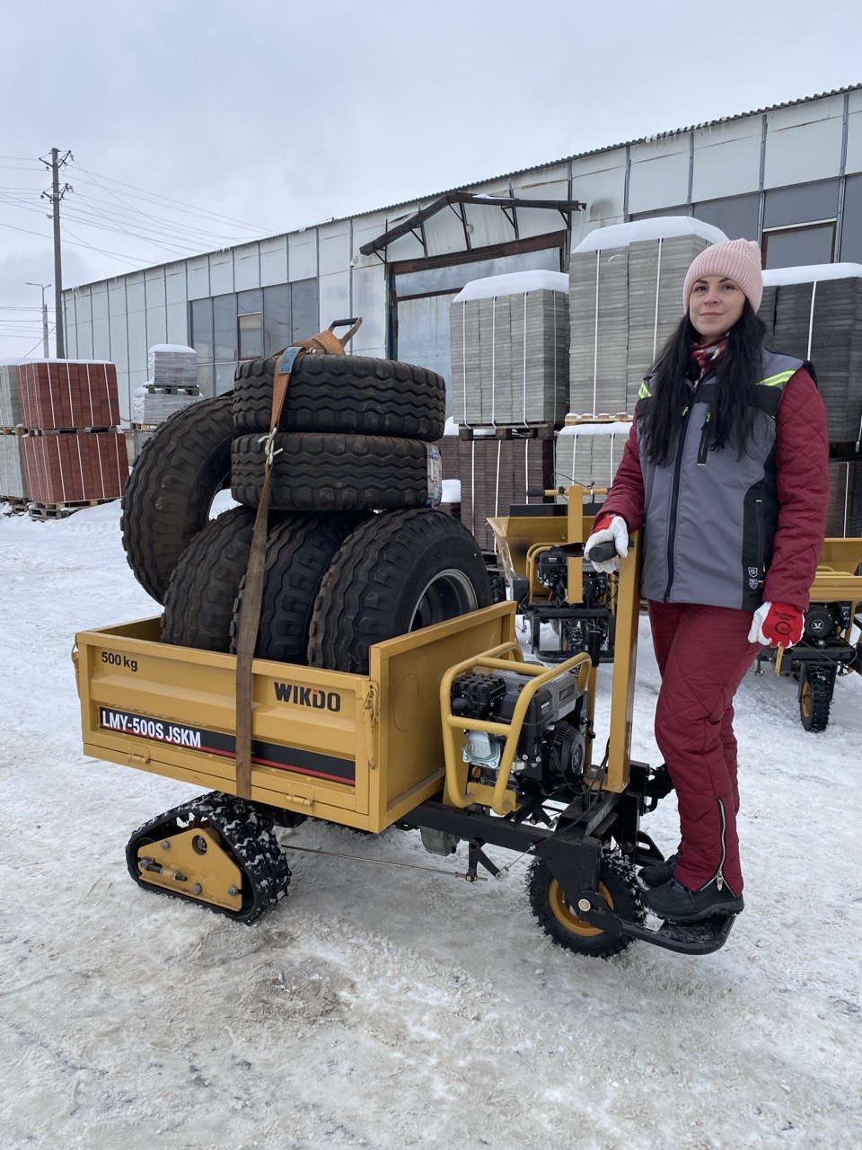 Испытание мототележки