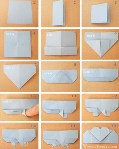 Оригами-закладки для книг