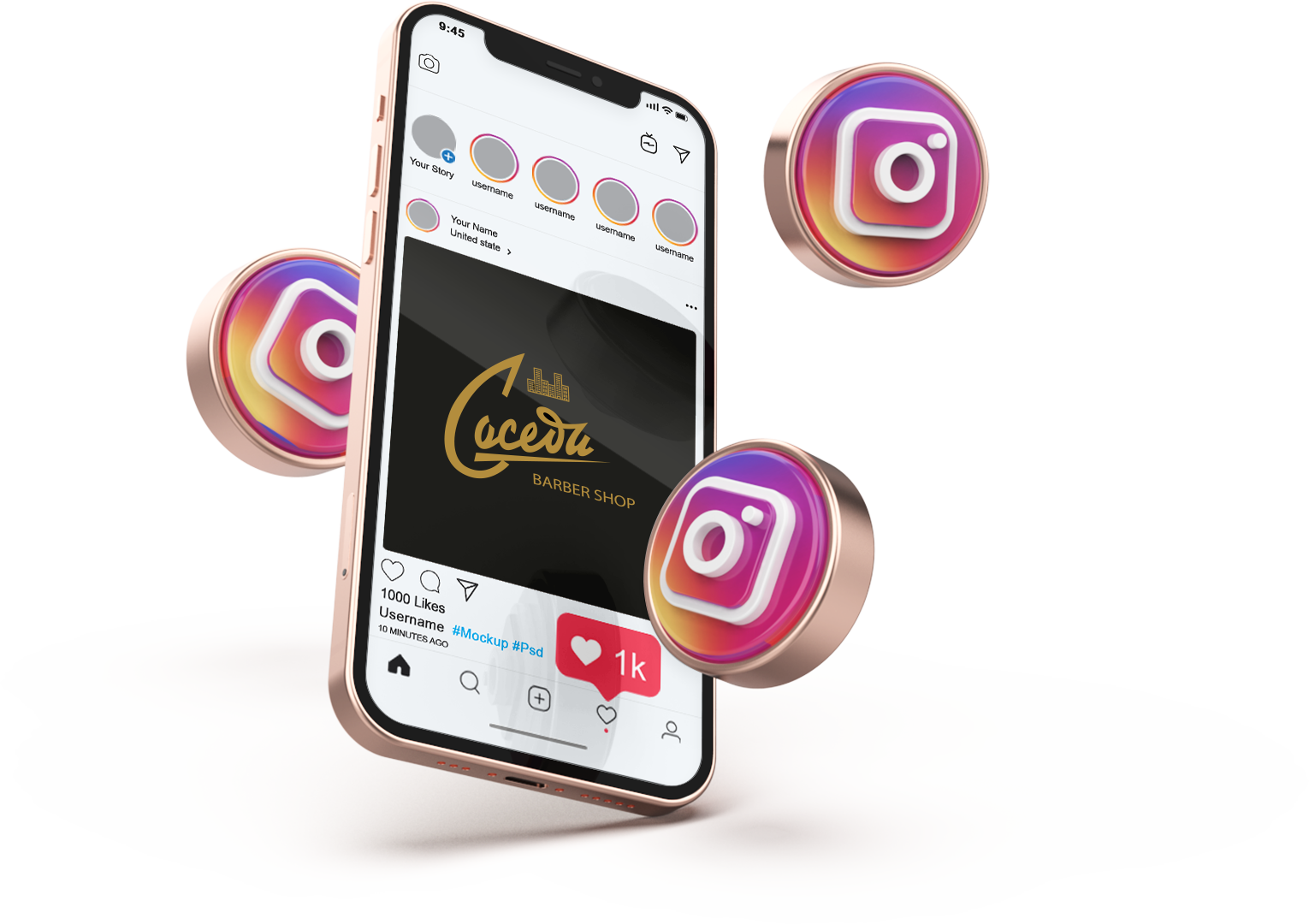 Барбершоп Инстаграм