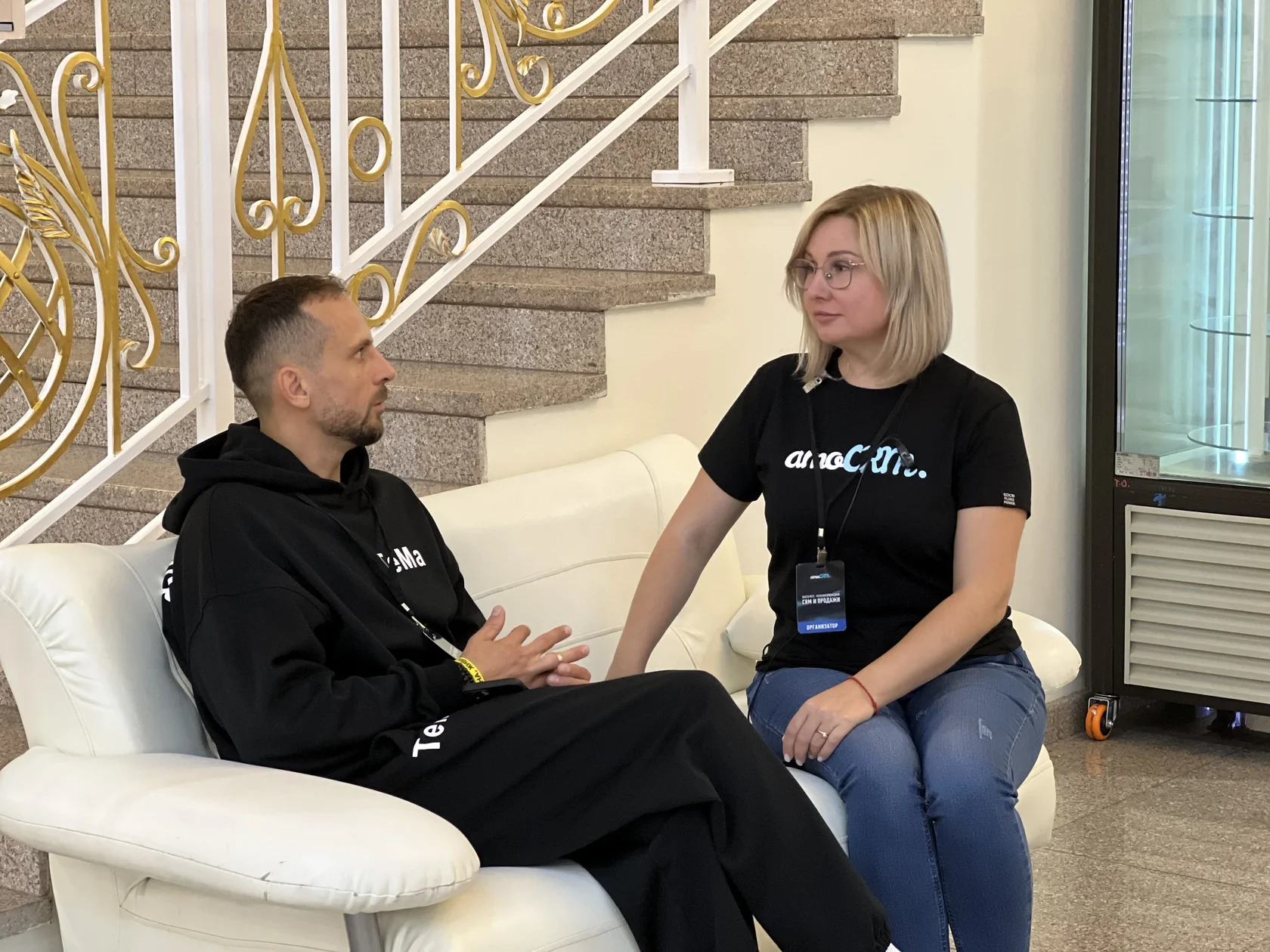 Рабочая встреча amoTeMa с представителем amoCRM