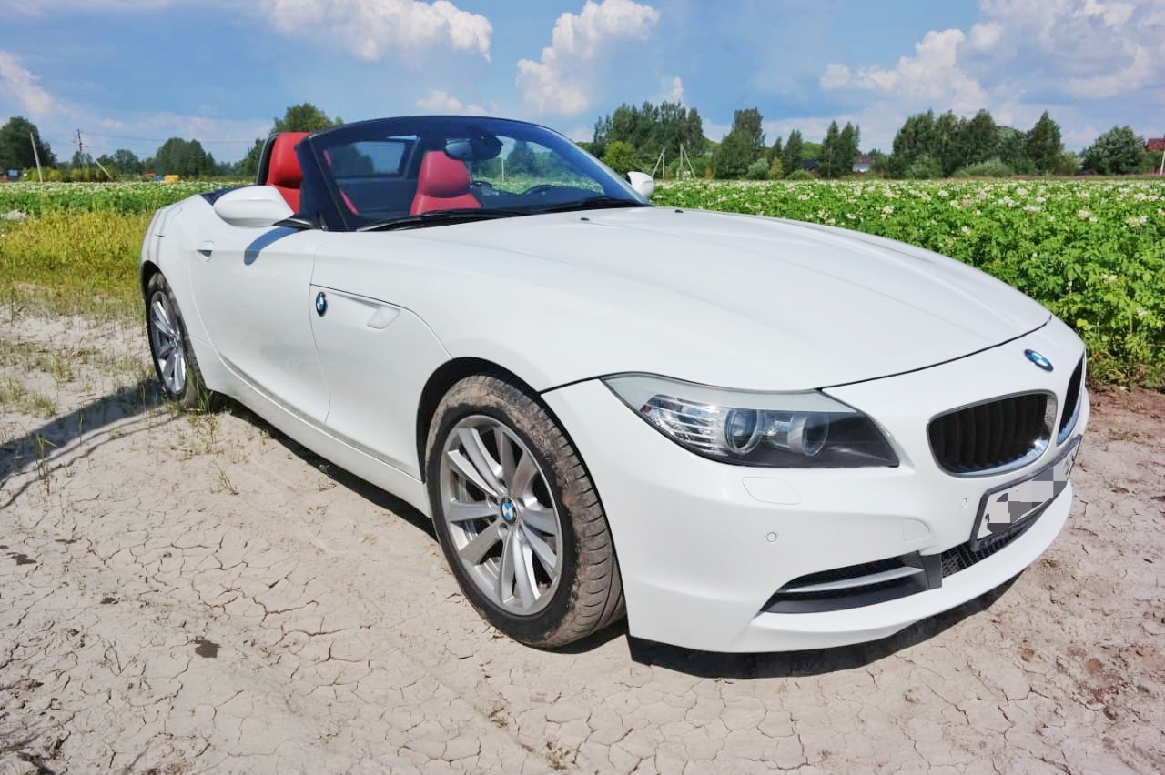 BMW z4 белая