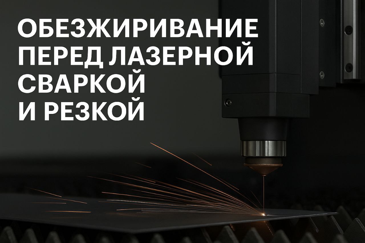 Обезжиривание перед лазерной сваркой и резкой ТМС "КАСТЕ": зачем это нужно