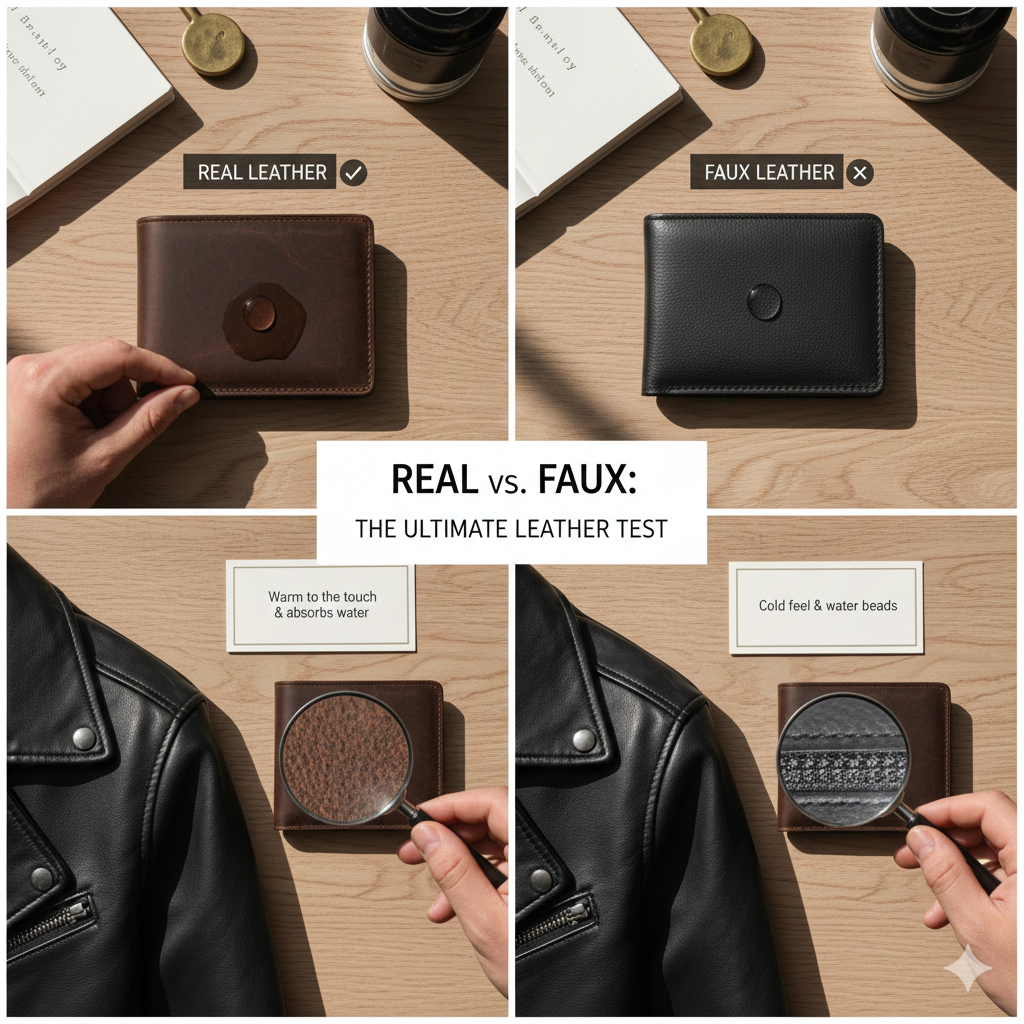 Как отличить натуральную кожу