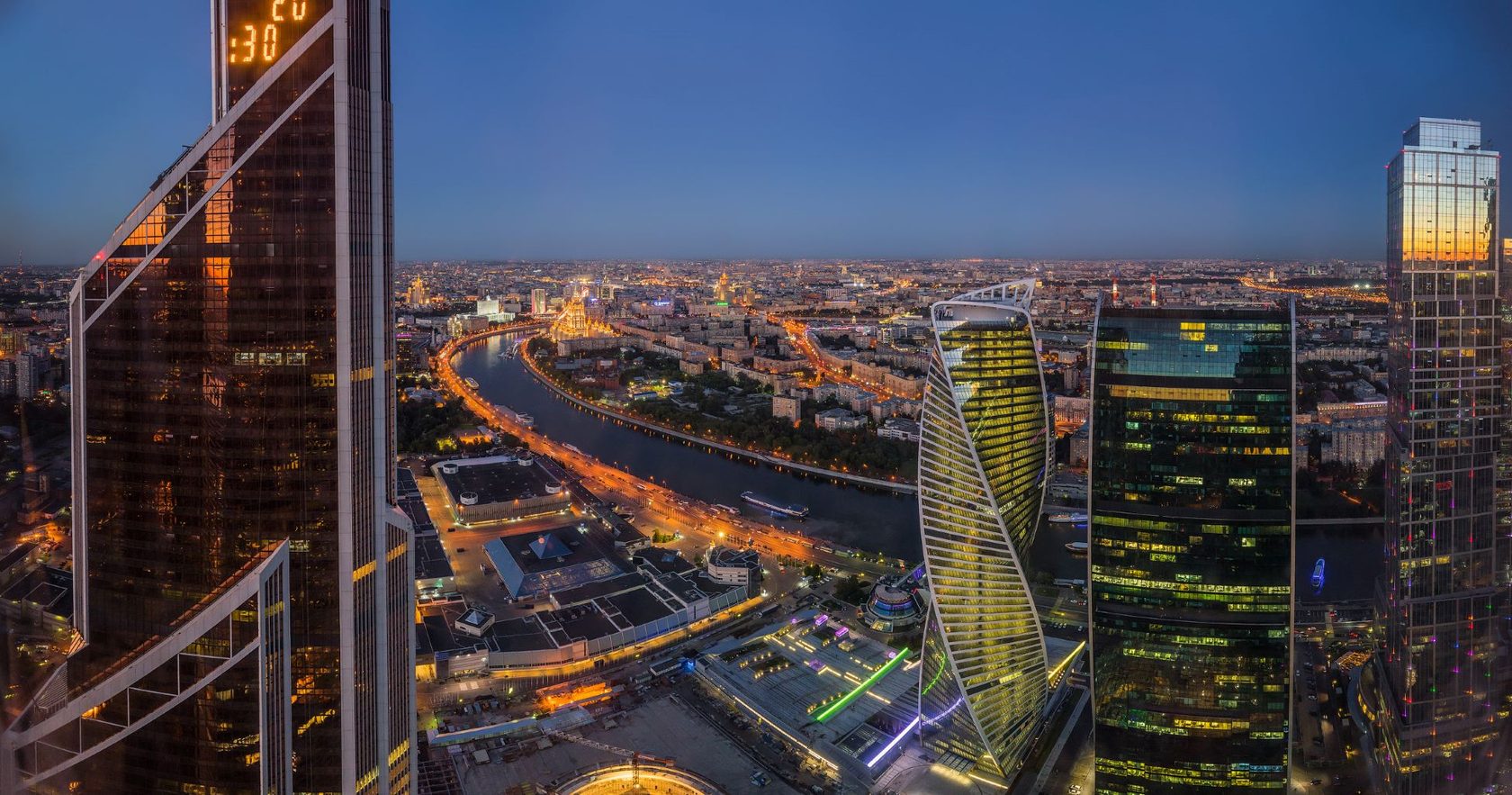 Вид с окна Москва Сити башня Москва