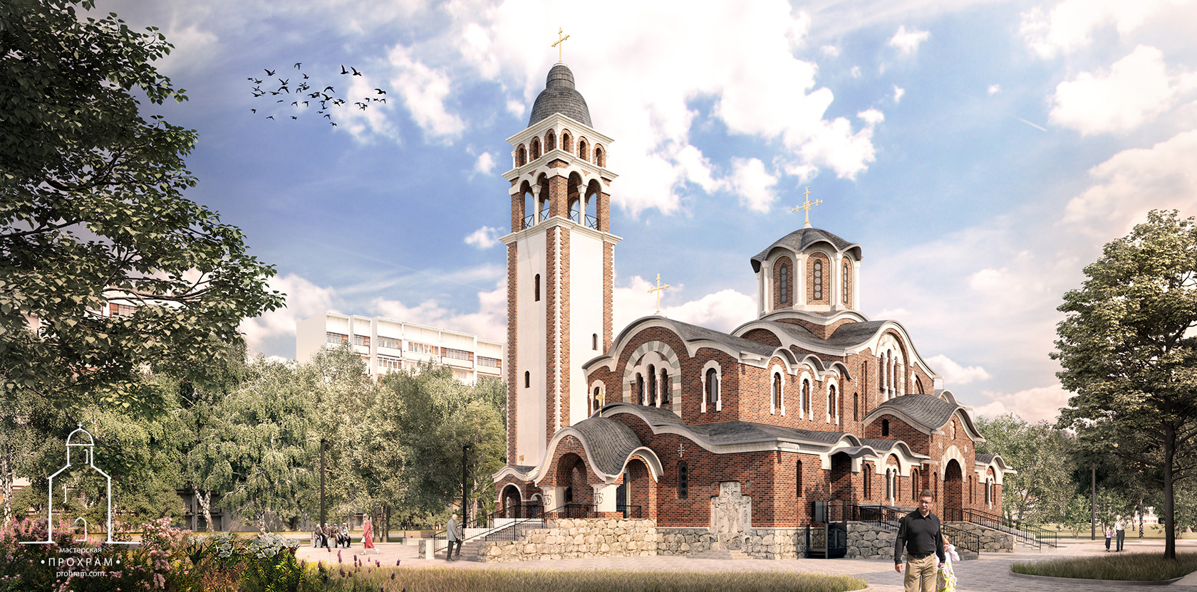храм святителя Спиридона, проект храма Минск, архитектурный храм проект