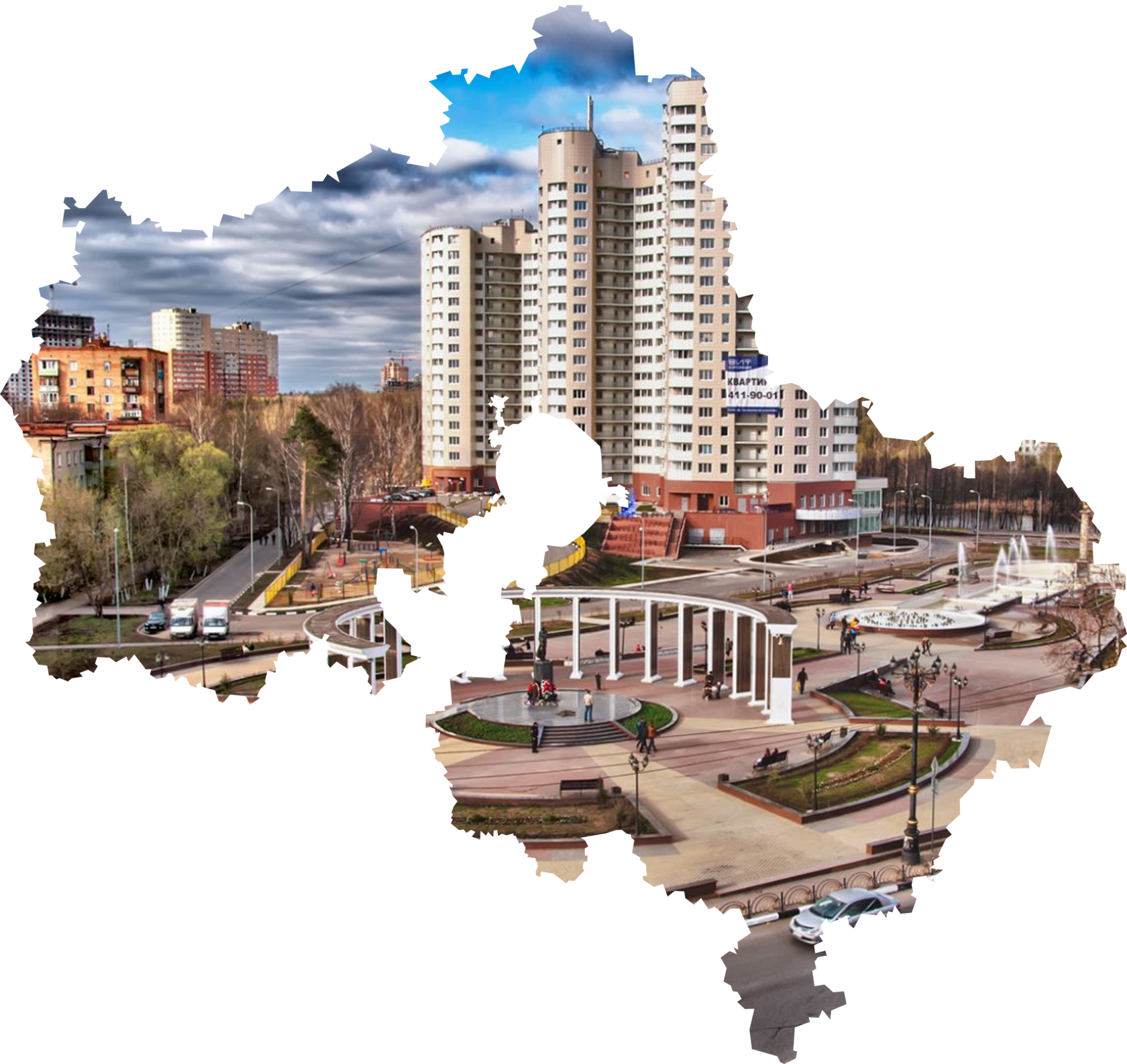Карта Пушкино