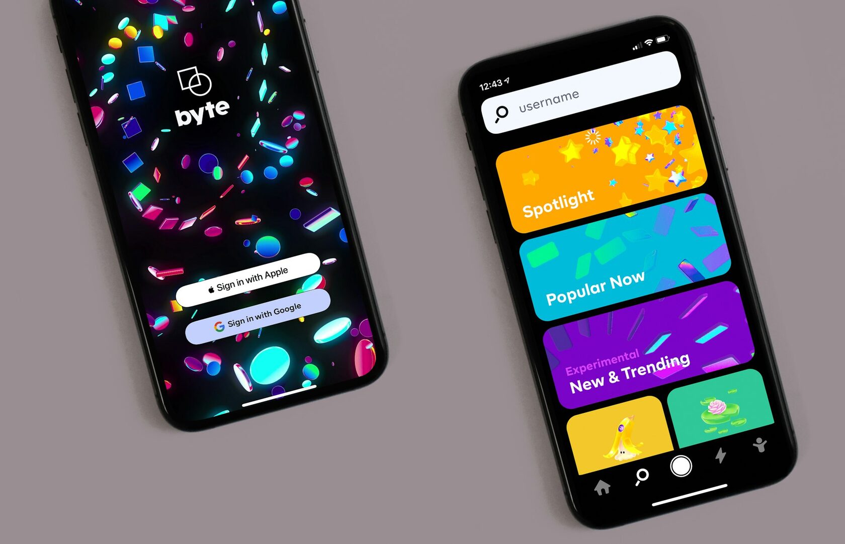 Интерфейс мобильного приложения