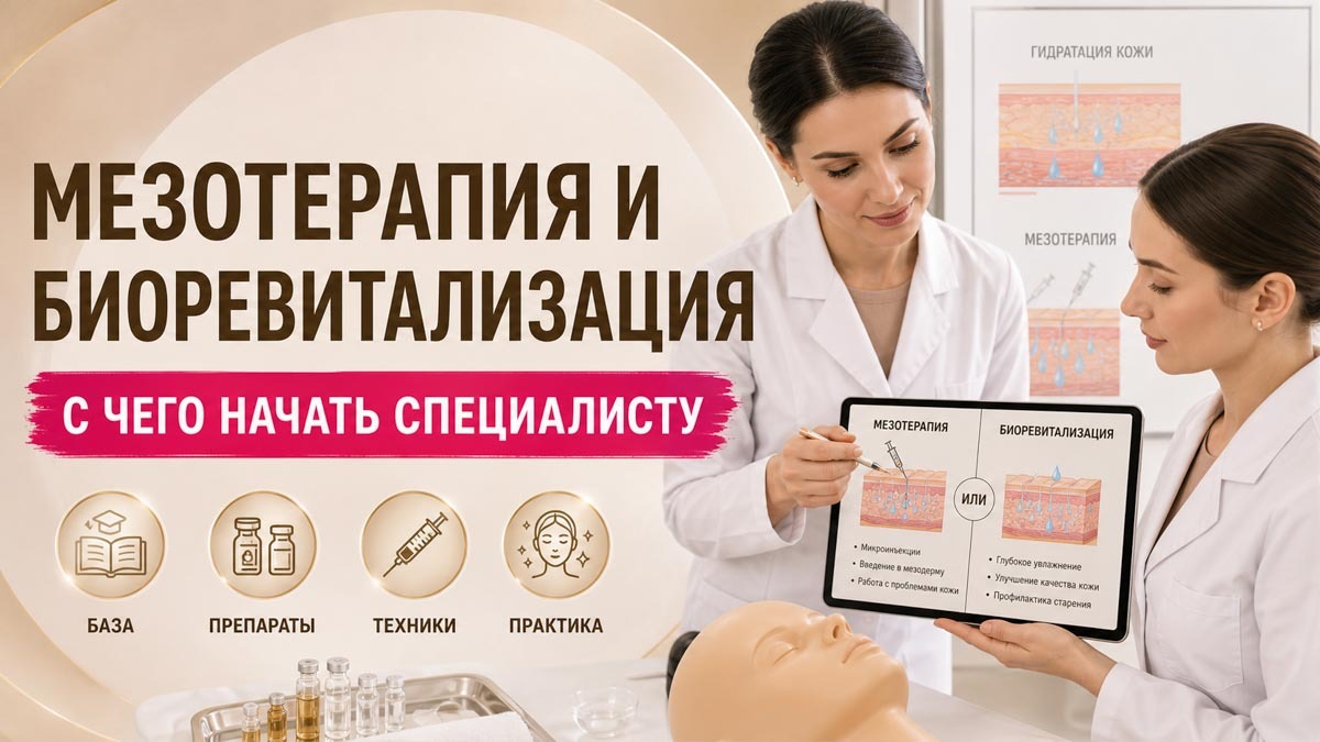 Обучение мезотерапии и биоревитализации: с чего начать специалисту
