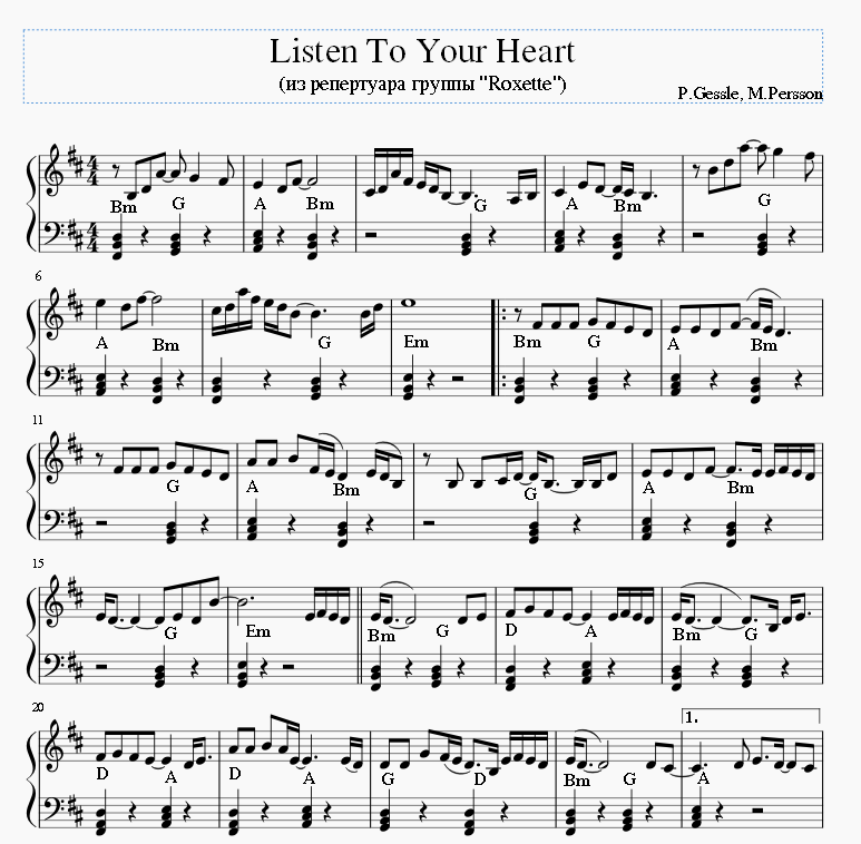 Listen To Your Heart