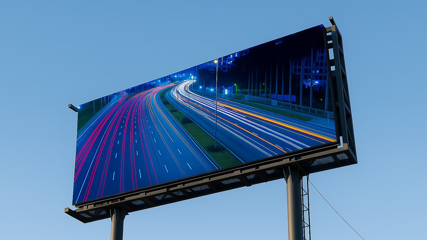 Светодиодные экраны для наружной рекламы в городе