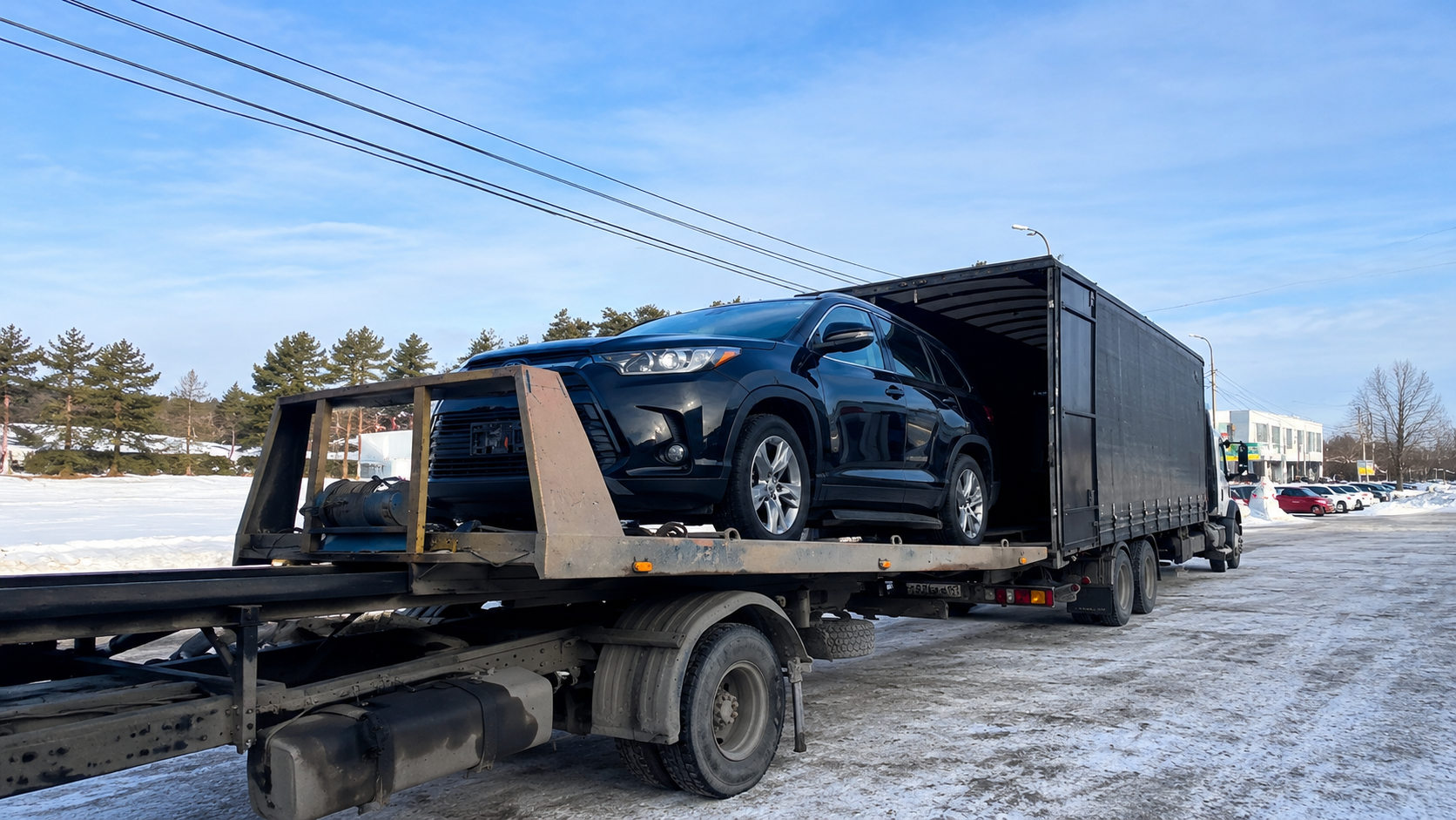 Подготовка автомобиля к отправке