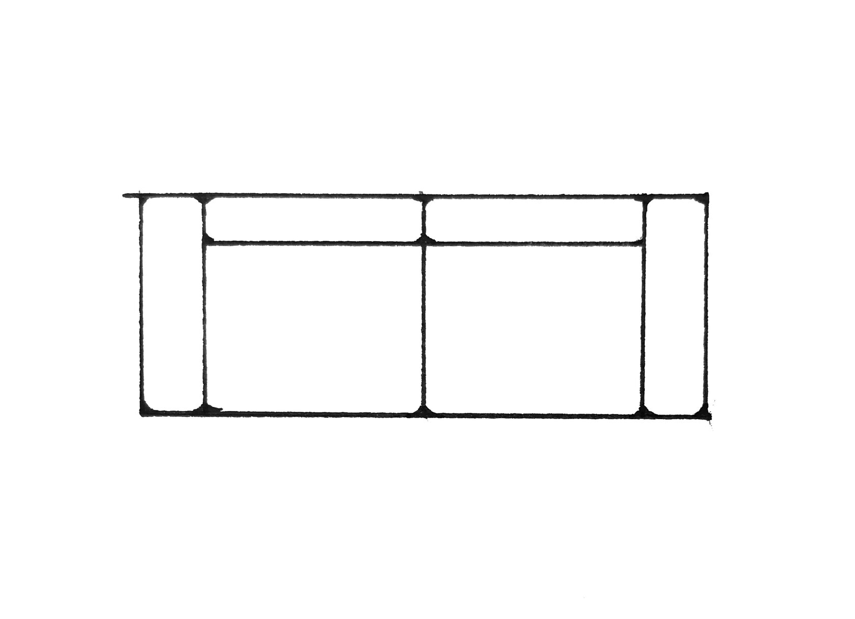 Прямые диваны