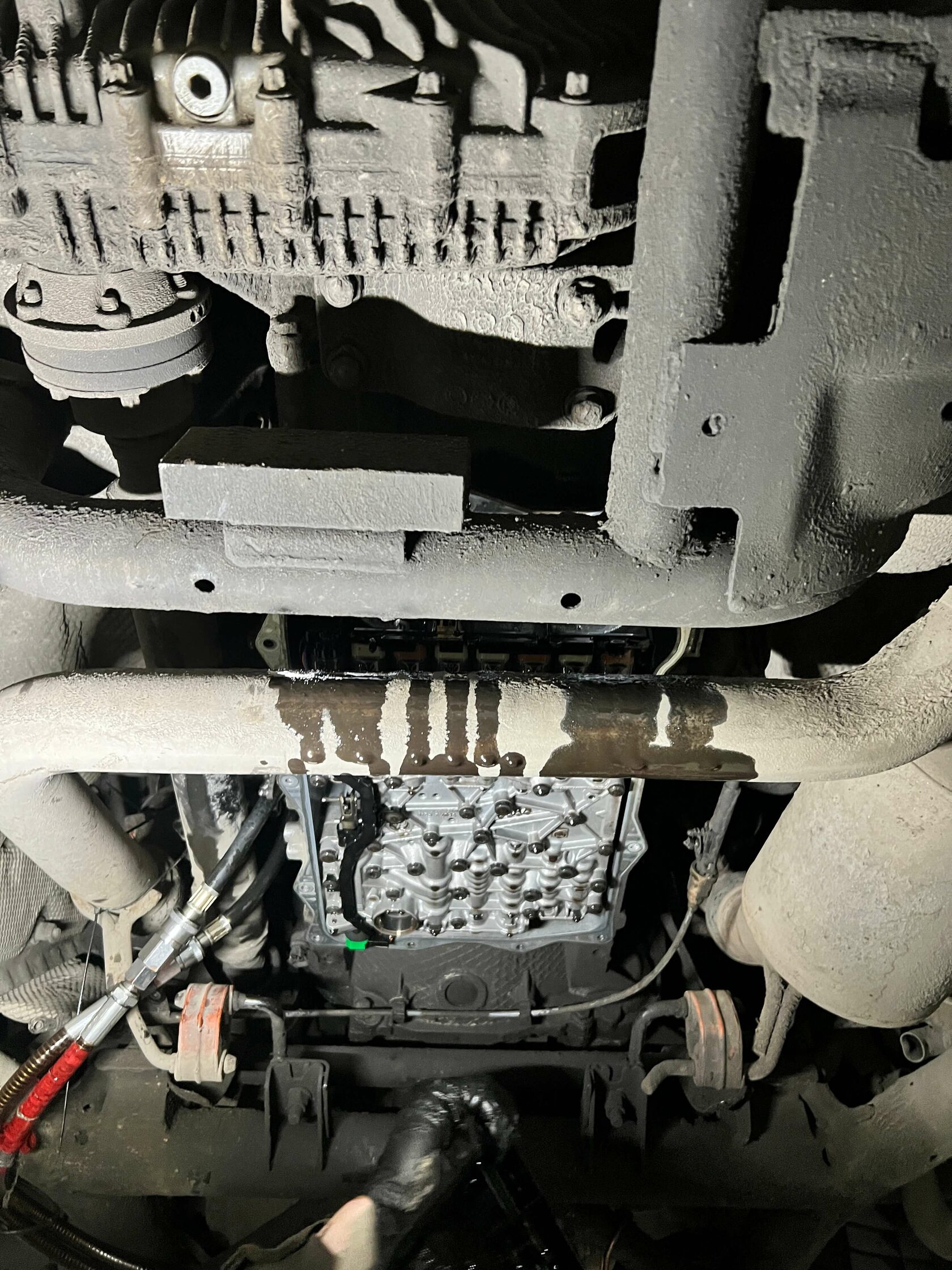 Снятие поддона АКПП Land Rover