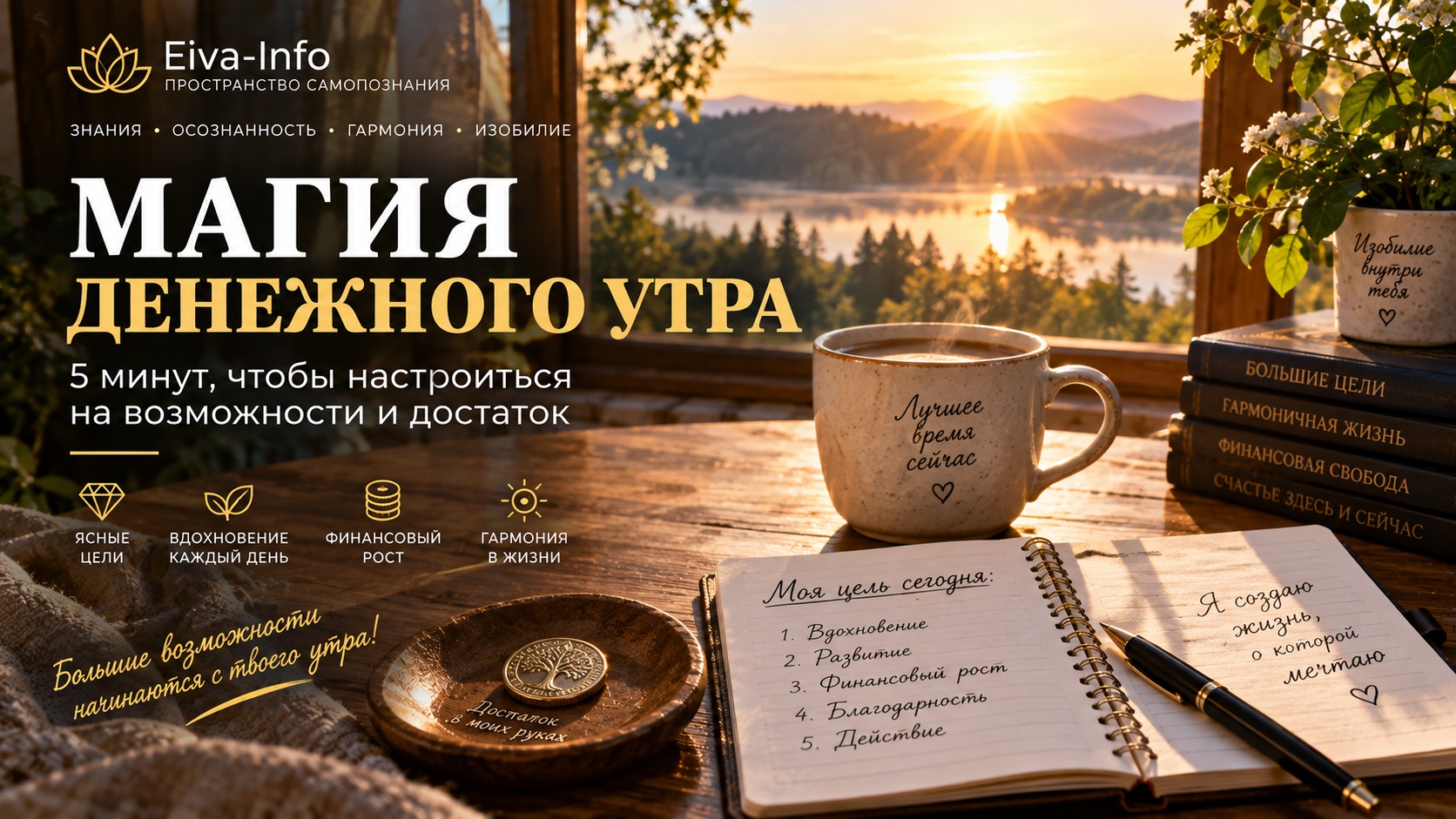 Денежный утренний настрой-что это такое и какая технология