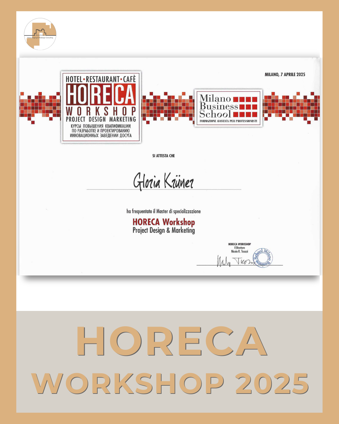 HoReCa Workshop Хоумстейджинг в ресторанном бизнесе.